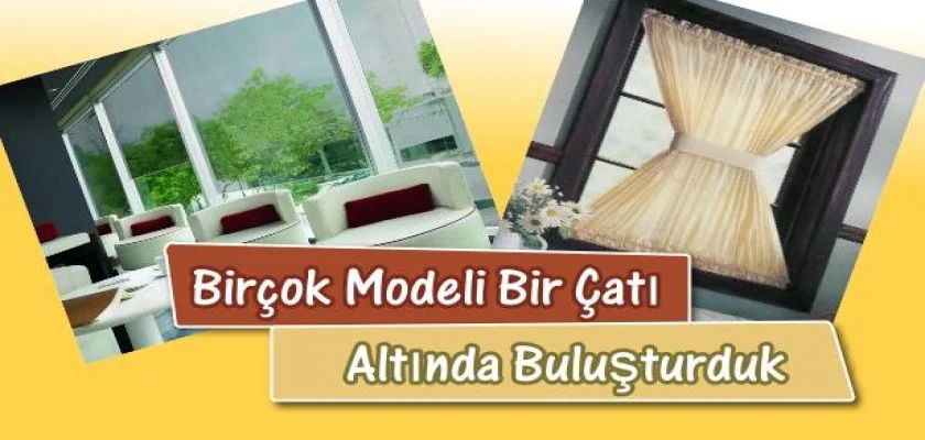 Binlerce Perde Modeli Bir Arada 