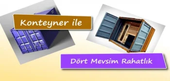 Konteyner ile Dört Mevsim Rahatlık